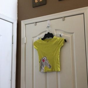 Girls carters zebra tee 5t